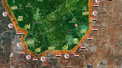 Ситуация в провинции Хама 3 апреля 2017