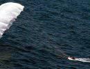 Морпехи Каспийской флотилии готовятся выполнить прыжки с парашютом на воду
