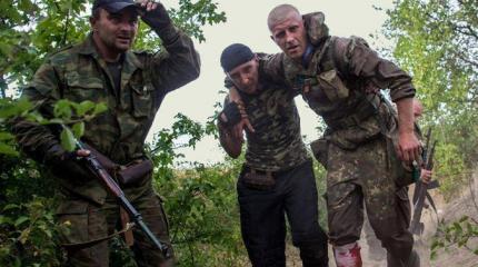 Больше сотни украинских cиловиков сдались 30 августа ополченцам в районе Старобешева Больше сотни украинских cиловиков сдались 30 августа ополченцам в районе Старобешева