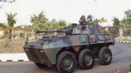 В Индонезии показали колесный танк под названием “Badak”