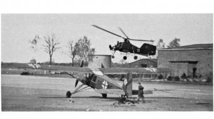 Опытный легкий многоцелевой самолет Fieseler Fi 256 Super-Storch. Германия Опытный легкий многоцелевой самолет Fieseler Fi 256 Super-Storch. Германия