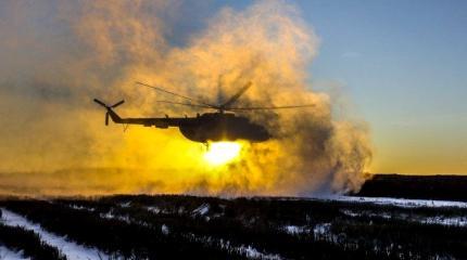 Украинский военный вертолёт сбили из охотничьих ружей