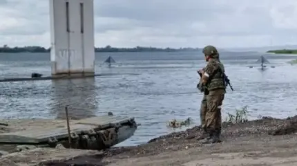 Российские войска расширили контроль у Каховского водохранилища