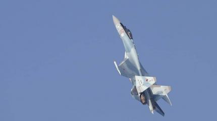 Су-35 сопроводили стратегические ракетоносцы Ту-95МС
