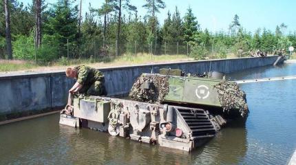 Утопленный танк Leopard-1 Утопленный танк Leopard-1