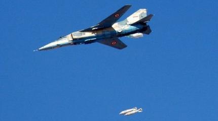Сирийская авиация сбросила на сходку боевиков бомбы ФАБ-500 Сирийская авиация сбросила на сходку боевиков бомбы ФАБ-500