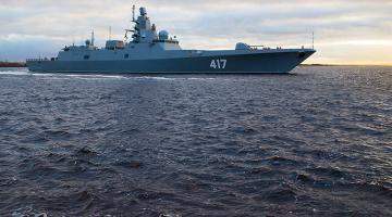 Фрегат «Адмирал Горшков» придет в Северодвинск 20 декабря