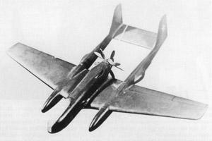 Штурмовики двухбалочной схемы с толкающим винтом БШ-МВ и Ш-218. СССР Штурмовики двухбалочной схемы с толкающим винтом БШ-МВ и Ш-218. СССР