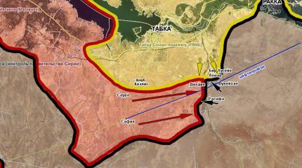 Армия Сирии пытается отрезать СДС от нефтепровода на юге провинции Ракка
