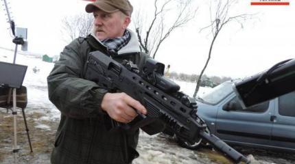 На Украине представили новейший штурмовой автомат «Малюк» На Украине представили новейший штурмовой автомат «Малюк»
