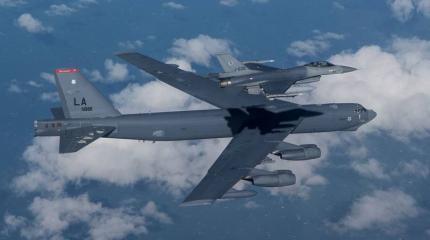 В-52 выполняют роль российских самолетов для перехвата истребителями ВВС НАТО В-52 выполняют роль российских самолетов для перехвата истребителями ВВС НАТО