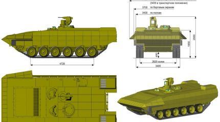 Легкая "Армата": БМП Т-15 планировали сделать компактнее