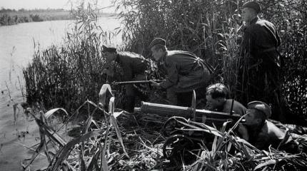 Натиск Красной Армии в ходе Днепропетровской наступательной операции