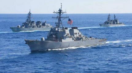 Целая эскадра кораблей НАТО вошла в Черное море Целая эскадра кораблей НАТО вошла в Черное море