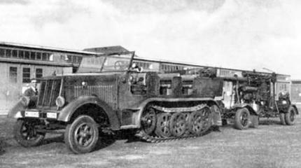 Полугусеничный артиллерийский тягач Sd.Kfz.6