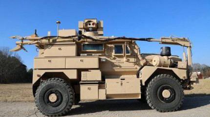 Армия и ВВС США разрабатывают машину MRAP оборудованную лазером