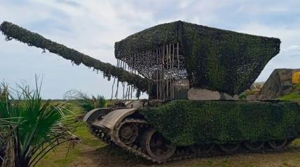 Мода на противодронные "мангалы" добралась до кубинских Т-55