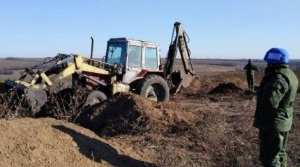 В зоне разведения сил на Донбассе начали уничтожать окопы и блиндажи