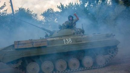 Ополчение вернуло контроль над высотой Саур-Могила под Донецком Ополчение вернуло контроль над высотой Саур-Могила под Донецком