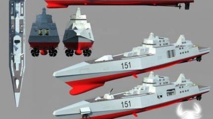 Ракетные крейсера Type 055. Китай Ракетные крейсера Type 055. Китай