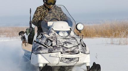 На Дальнем Востоке получили новые боевые снегоходы На Дальнем Востоке получили новые боевые снегоходы