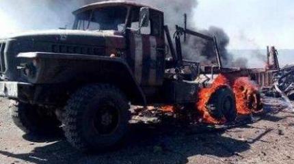 «Урал» ВСУ подорвался на фугасе у Счастья, 12 военных погибли «Урал» ВСУ подорвался на фугасе у Счастья, 12 военных погибли