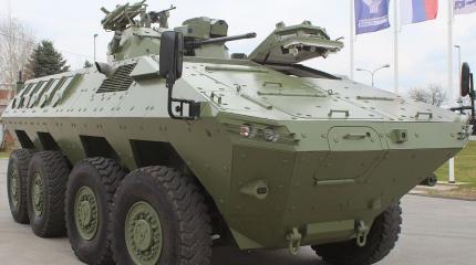 Сербский БТР на Eurosatory-2016