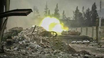 Сирийская армия атаковала исламистов на севере и востоке Дамаска