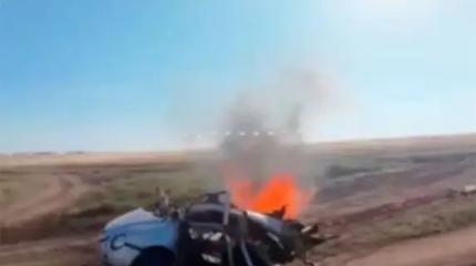 "Молния" ударила по автомобилю ВСУ, уклонившись от украинского дрона