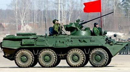 В Крым переброшены 40 БТР-82А В Крым переброшены 40 БТР-82А