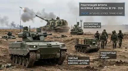 «Курьер» с реактивным огнемётом и «Багульник-82»: чем Россия вооружает наземных ботов