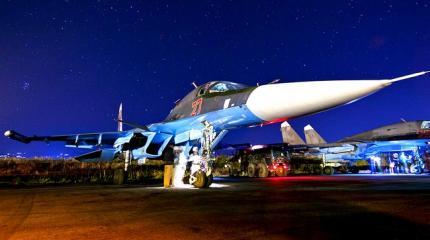 ВКС РФ ведут активную бомбардировку на востоке Сирии ВКС РФ ведут активную бомбардировку на востоке Сирии