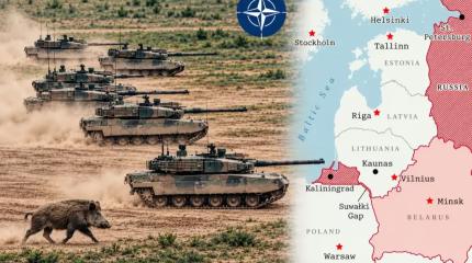 Опасные игры близ Сувалкского коридора: «отважный кабан» выходит из засады