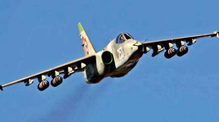 Су-25 не дотянул до аэродрома Су-25 не дотянул до аэродрома