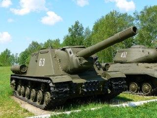 Дуэль «Зверобоя» с «Тигром» и навесная траектория полета снаряда Дуэль «Зверобоя» с «Тигром» и навесная траектория полета снаряда