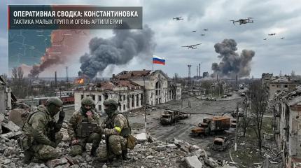 Штурм Константиновки: как малые штурмовые группы и дроны меняют тактику городских боёв