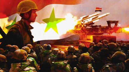 Бойцы Асада сожгли боевиков в гараже с зенитками Бойцы Асада сожгли боевиков в гараже с зенитками