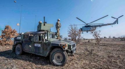 Балканский кризис: к границе Сербии и Косово стянули силы НАТО