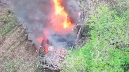 БТР-4 украинского производства продемонстрировал, как хорошо он горит БТР-4 украинского производства продемонстрировал, как хорошо он горит