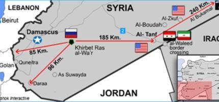 Русские строят военную базу в Сирии  напротив американского гарнизона