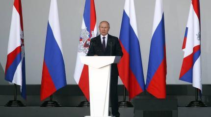 Путин объявил о строительстве двух военных кораблей и четырёх подлодок