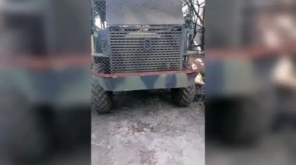 Переделанную в машину для штурмовиков "Шишигу" сняли на видео