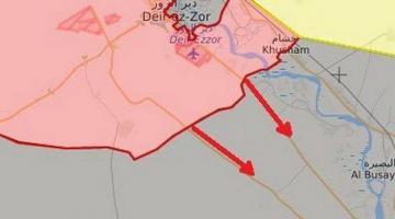 Сирийская армия ведет наступление на Маядин в провинции Дейр-эз-Зор