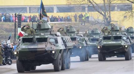 Эстонский военный парад Эстонский военный парад