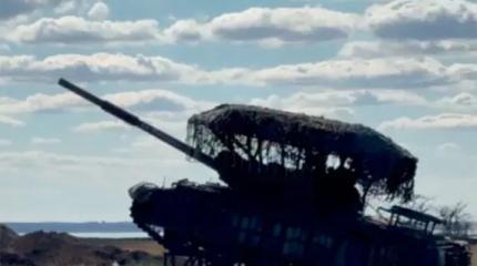 Стрельбу из танка Т-62М на 12 км со специальной аппарели сняли на видео