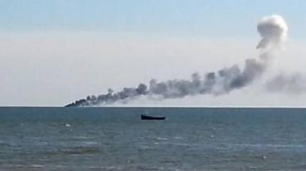 Под Мариуполем подбит катер батальона «Азов» Под Мариуполем подбит катер батальона «Азов»