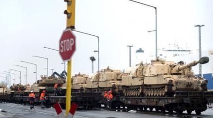 Американские танки у российских границ. Это – впервые в истории Американские танки у российских границ. Это – впервые в истории