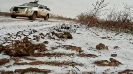 Российский дрон-камикадзе устроил погоню за пикапом ВСУ