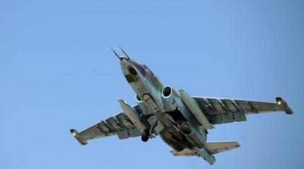 Ополченцы сбили над Луганском украинский Су-25 Ополченцы сбили над Луганском украинский Су-25