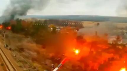 Бойцы ВС РФ устроили бойню БМП ВСУ, уничтожив пять машин в одном месте